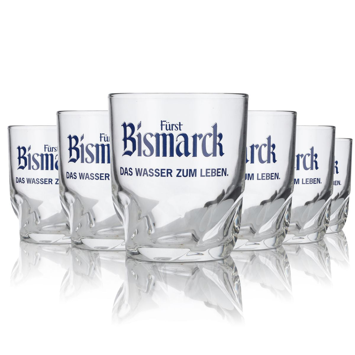6x verre Bismarck 0,15l eau minérale tumbler set de verres pétillants soda jus de fruits limonade