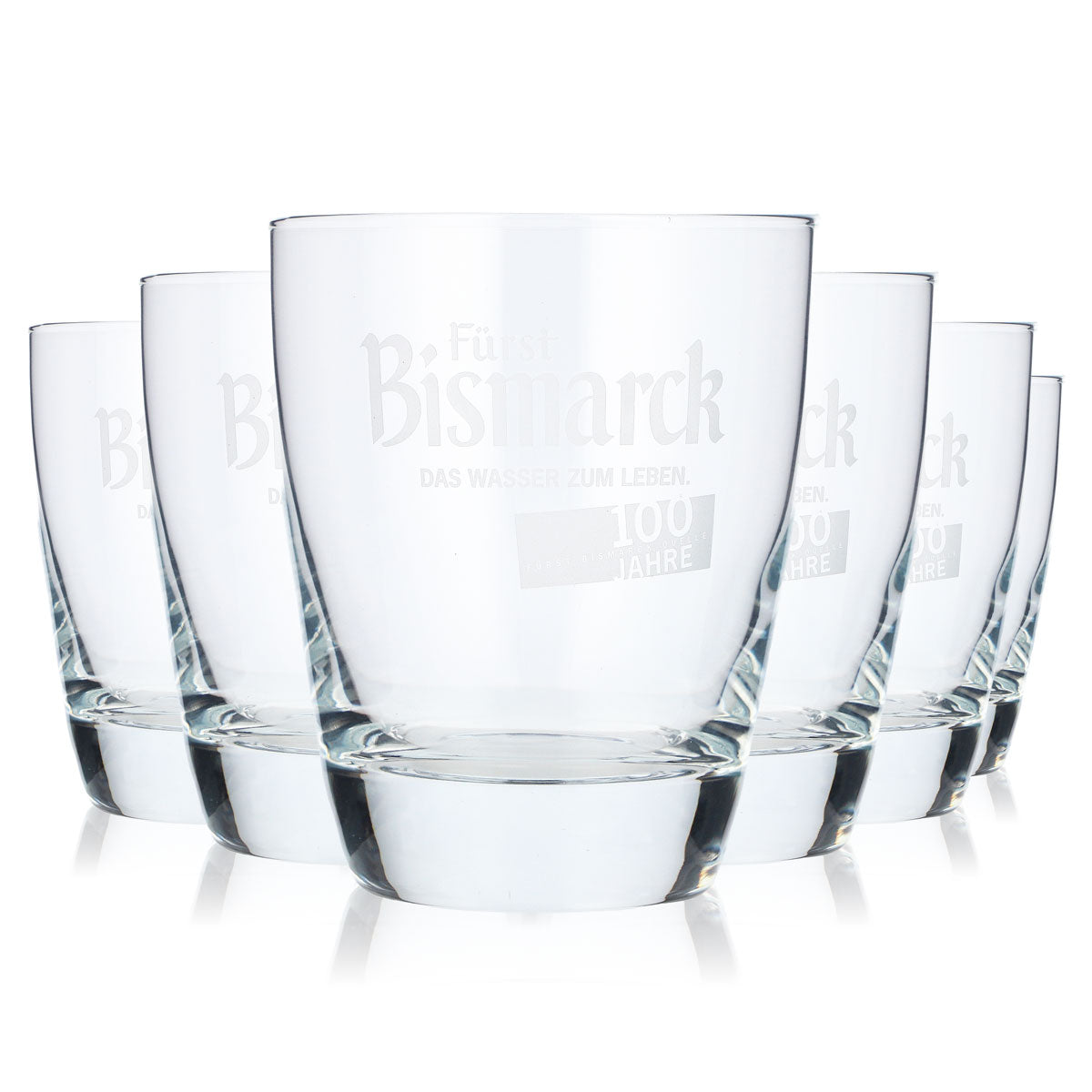 6 verres à eau Bismarck 0,28 l Tumbler Logo Satanier Horizontal