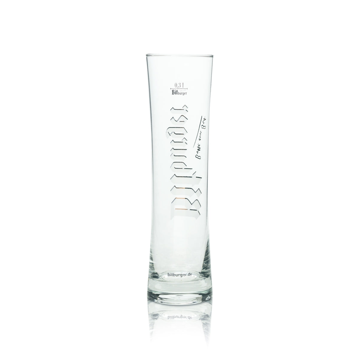 6 verres à bière Bitburger 0,3 l Sahm Willi Verres Pils Tumbler Coupe Tulipe – Vue 3