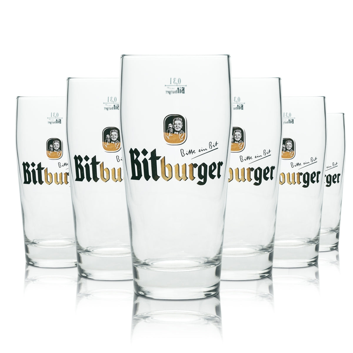 Lot de bière Bitburger Set Bar I composé de 6 verres Willi, 1 décapsuleur et sous-verres – Vue 3
