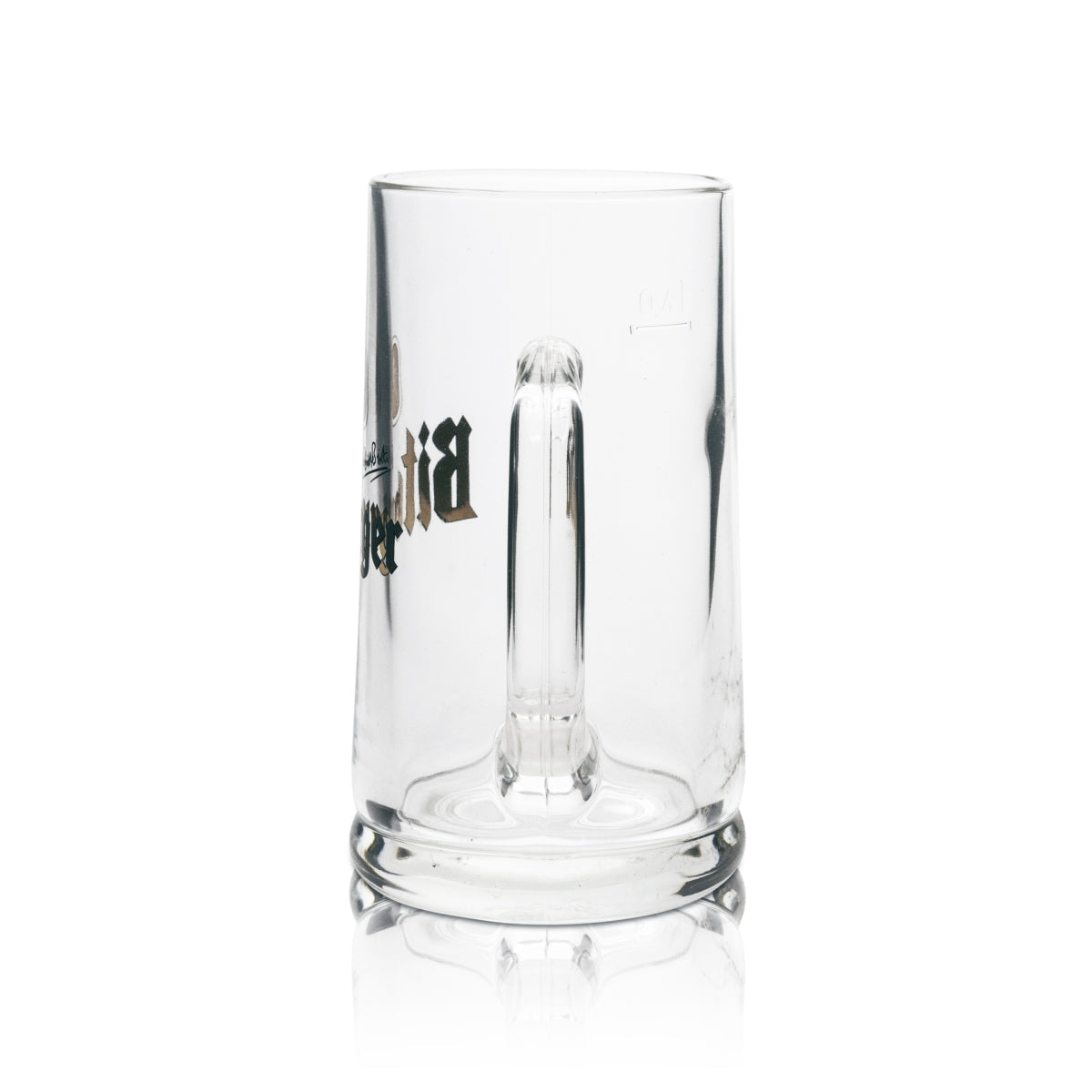 6 chopes en verre Bitburger 0,4 l Rastal – Vue 3