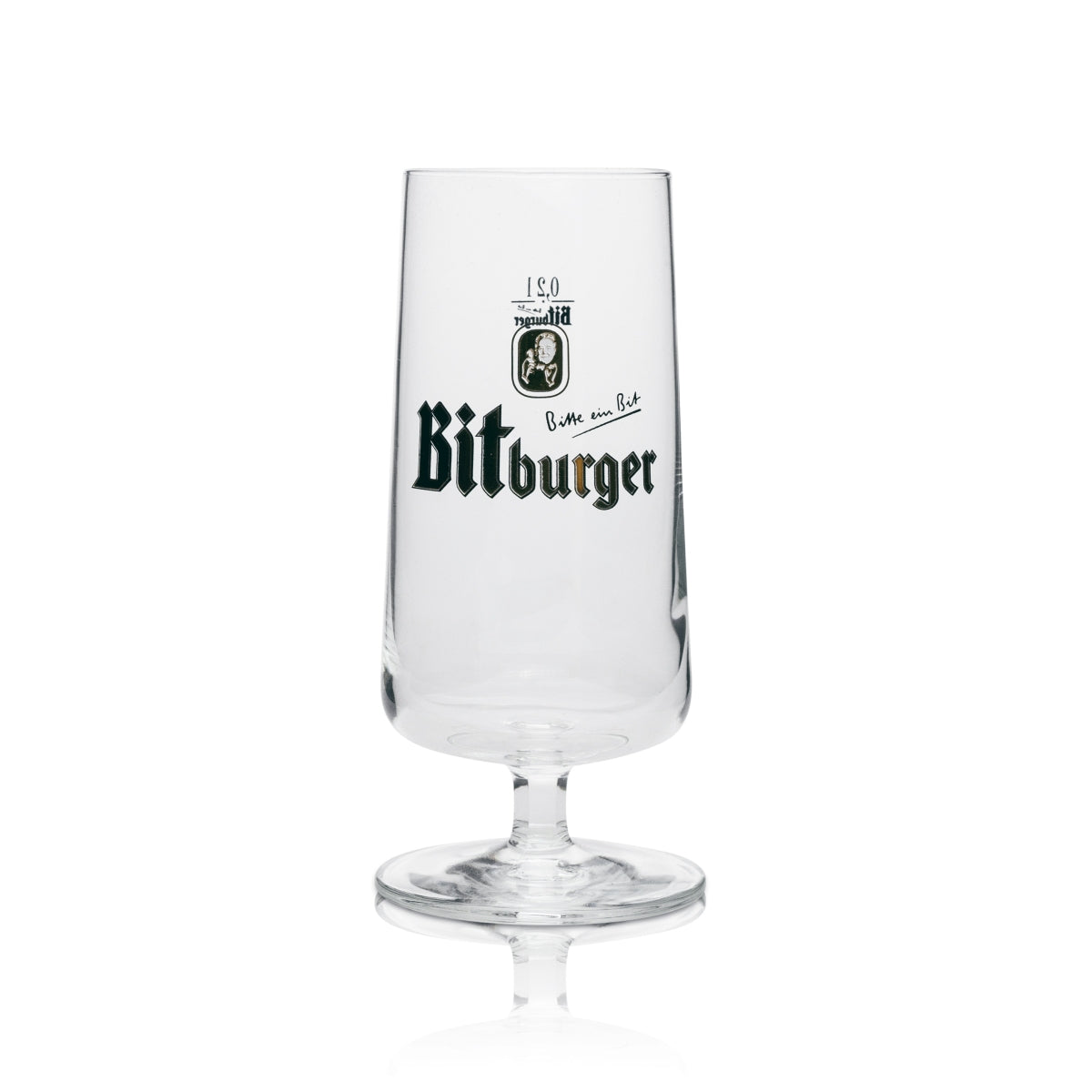6 verres à bière Bitburger de 200 ml – Vue 2