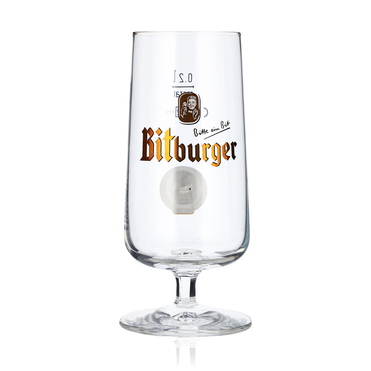 6 verres à bière Bitburger en forme de coupe 0,2 l avec puce NFC Rastal – Vue 2