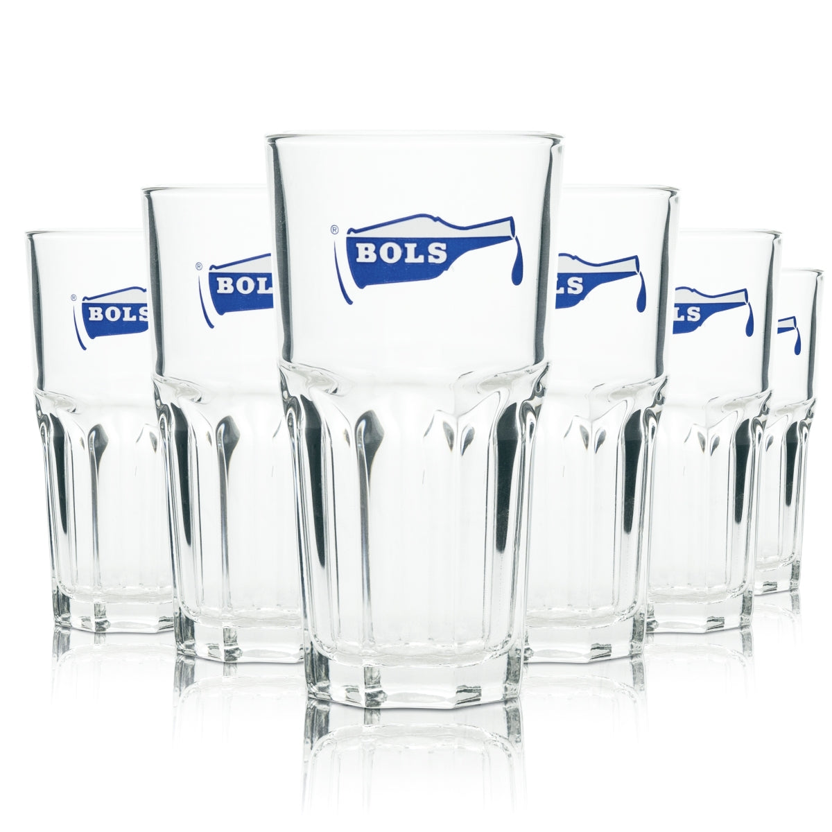 6 verres à liqueur Bols Longdrink 0,2 l Logo Verres à cocktail Tumbler Granity Gastro