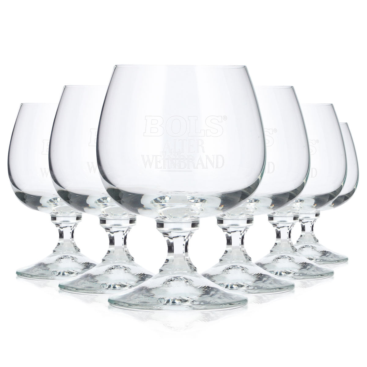 6 verres à brandy Bols de 2 cl/4 cl, verres à dégustation