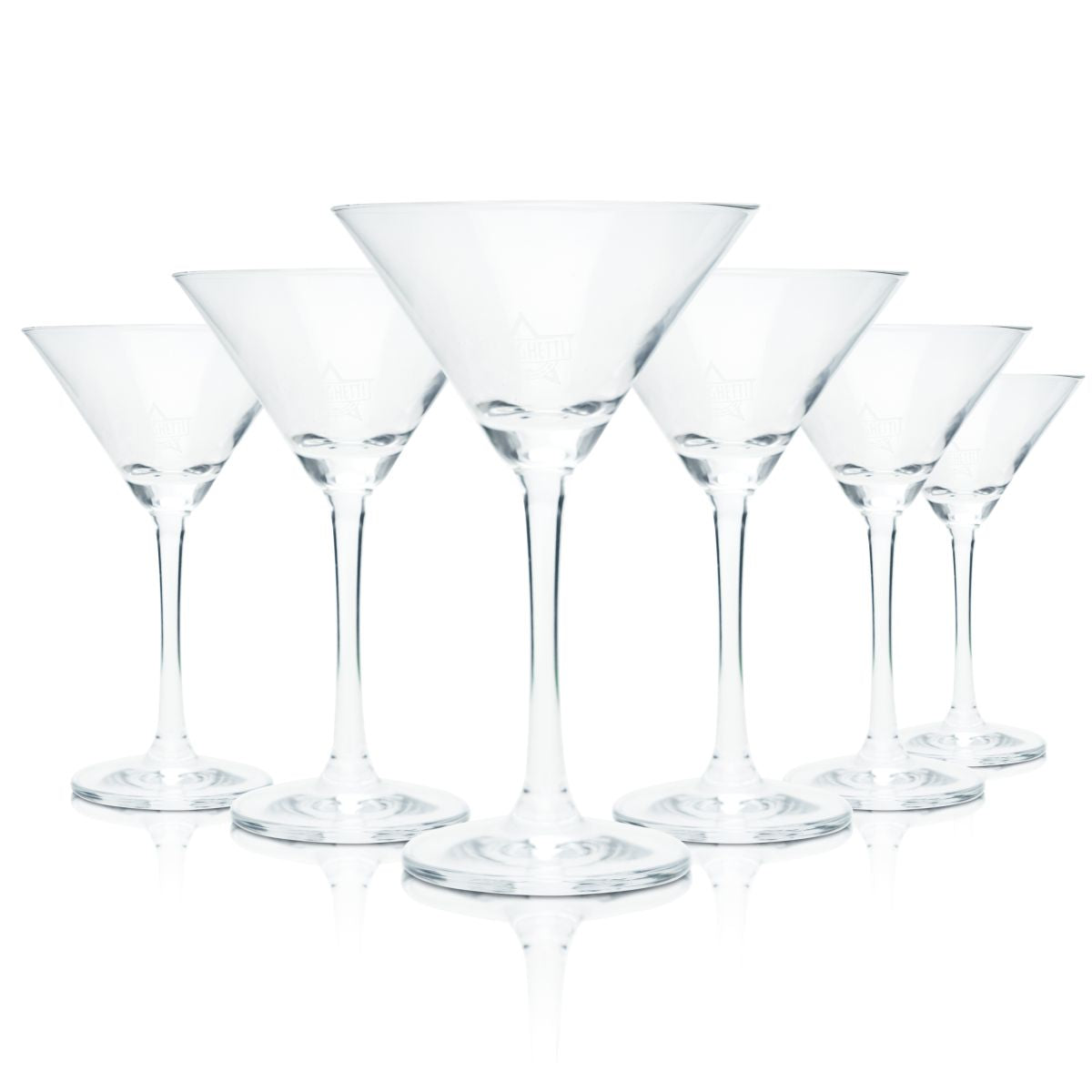 6x verre Borghetti 0,1l coupe Martini verre à calice Dooleys verre à apéritif set de verres