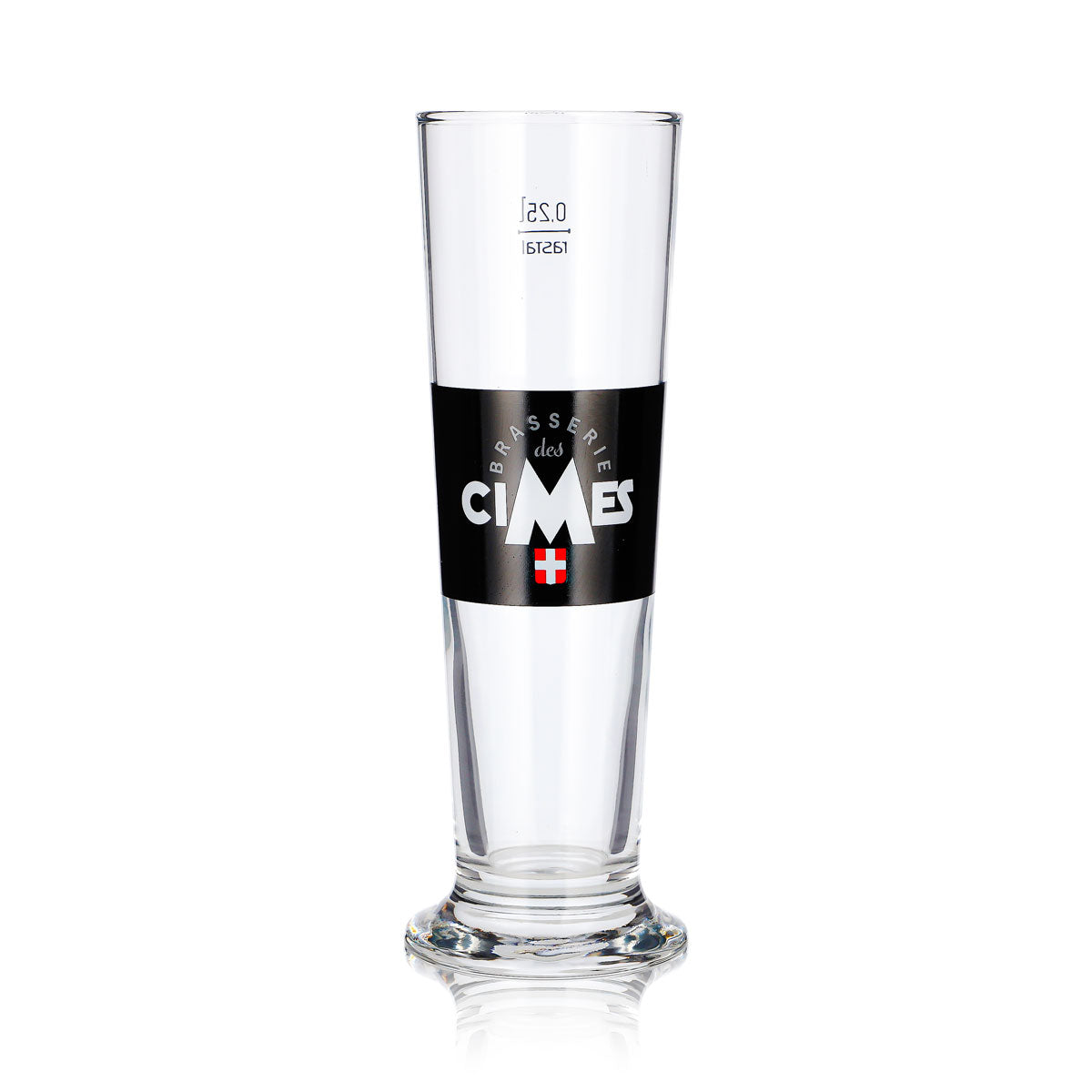 6 verres à bière « Brasserie des Cimes » 0,25 l, modèle « Pokal Rastal Exclusiv Stange » (lot de 6) – Vue 3