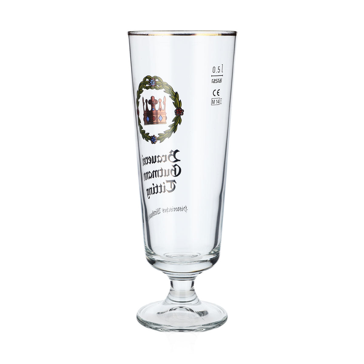 6 verres à bière Gutmann Titting de 0,5 l avec couronne et bec verseur – Vue 4