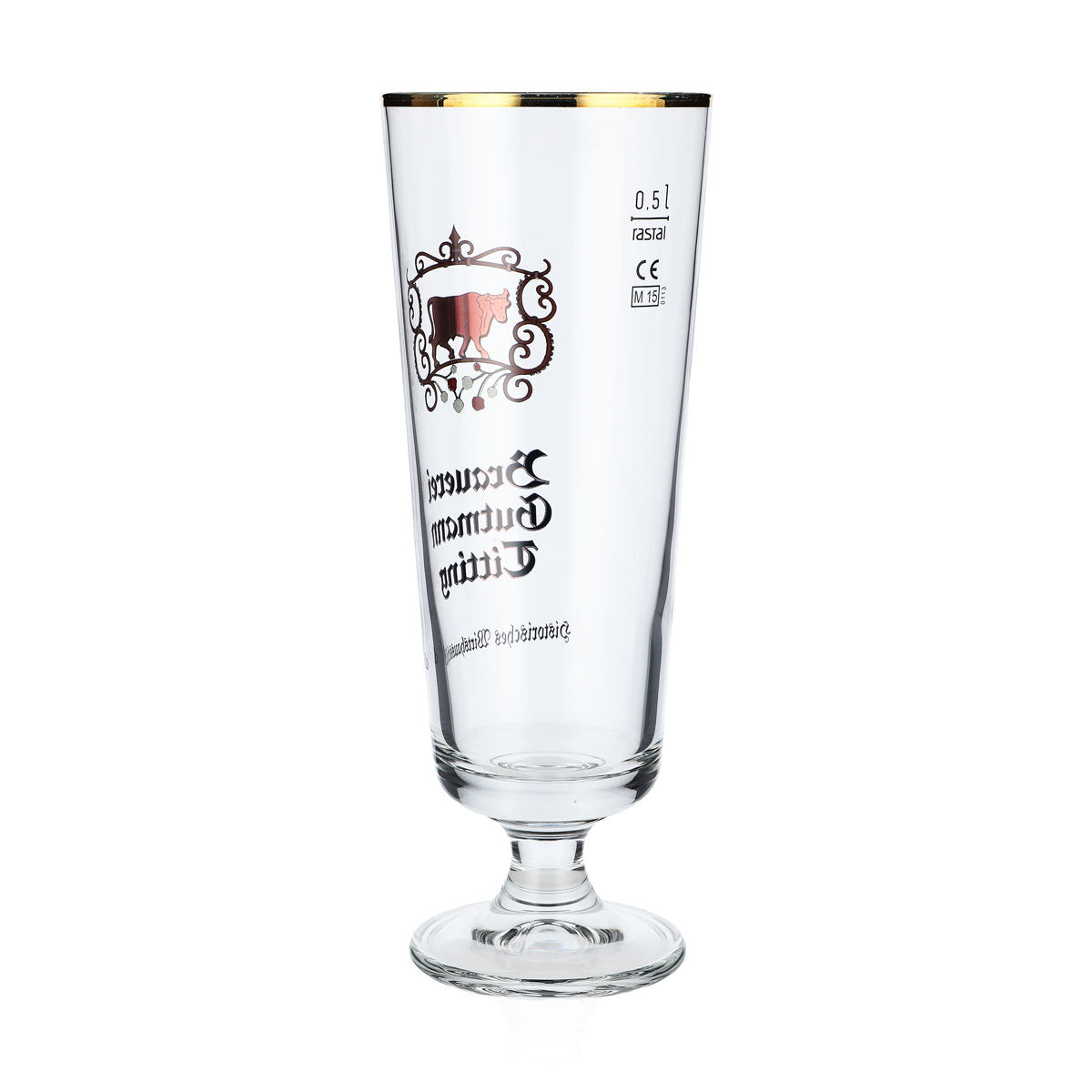 6 verres à bière Gutmann Titting de 0,5 l avec motif vache Rastal Brauerstutzen – Vue 4