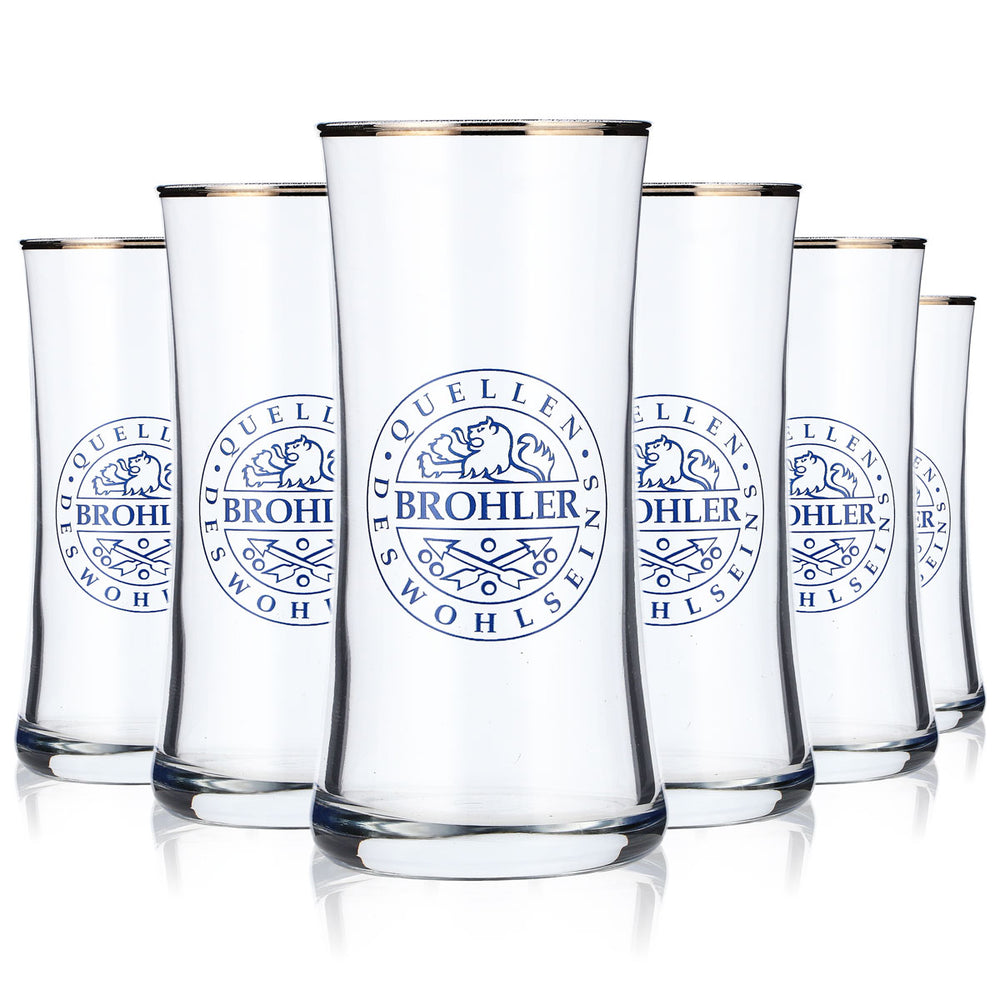 6 verres à eau Brohler 0,16 l Verres à eau Gobelets Rastal Soltau