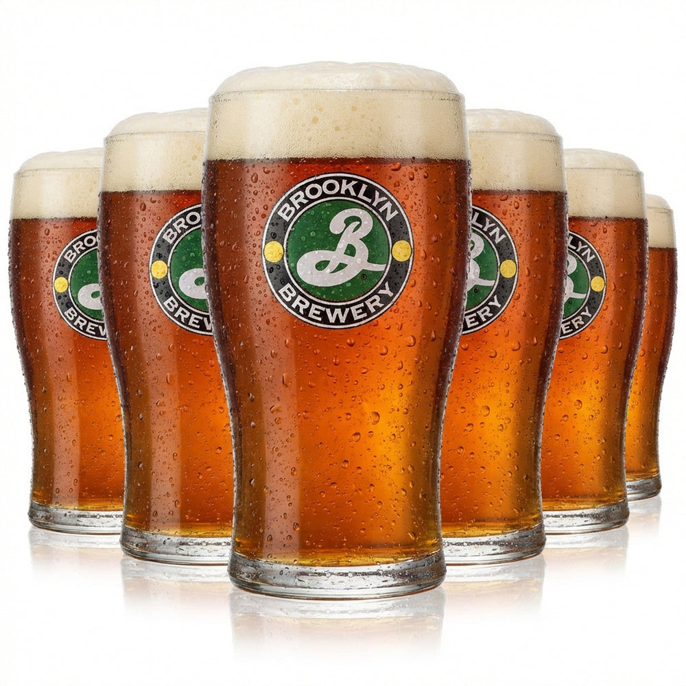 6 verres à bière Brooklyn Brewery Tulip 0,25 l Verres à bière Verres à bière artisanale