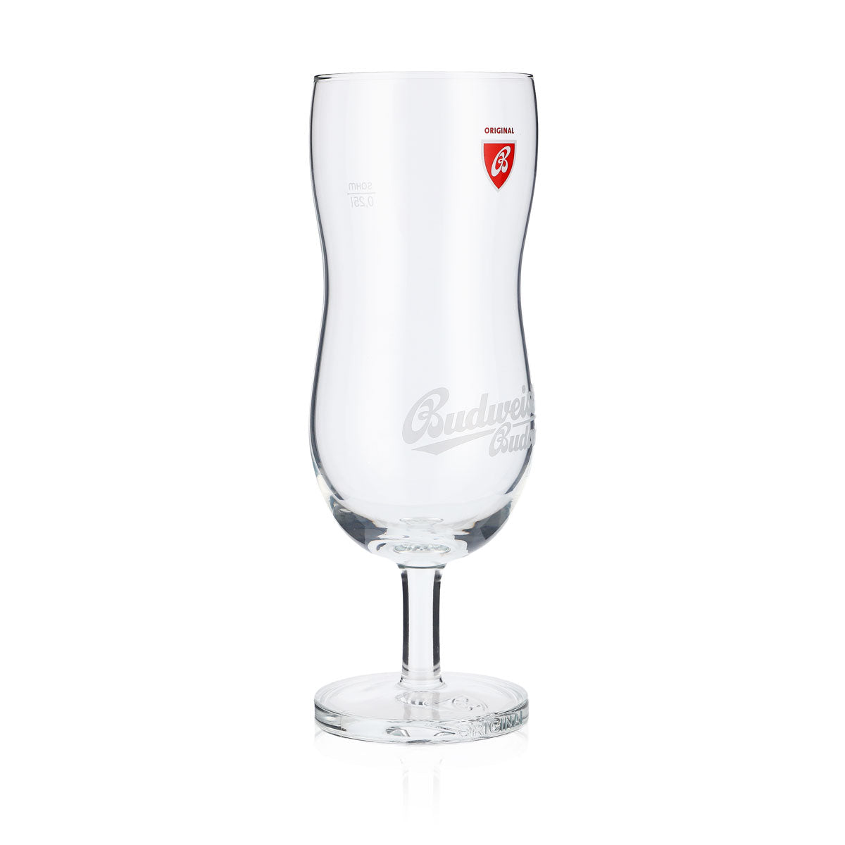 6 verres à bière Budweiser 0,25 l Verres à bière profilés Verres design Budvar – Vue 3