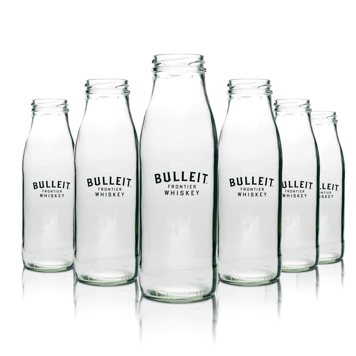 6 verres à whisky Bulleit Frontier en verre dépoli