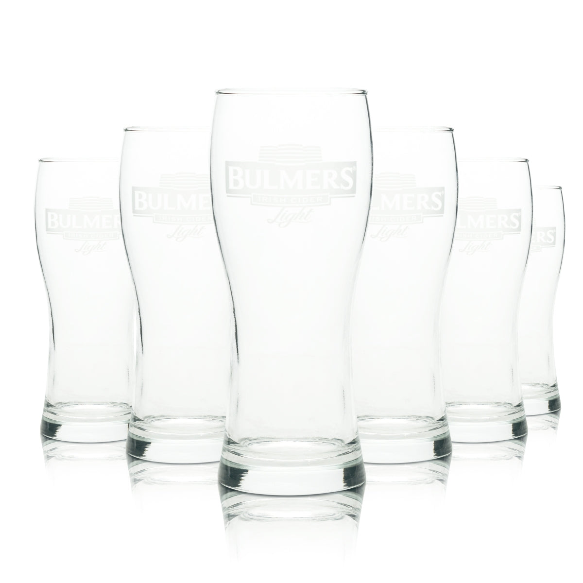 6 verres à bière Bulmers 0,25 l, gobelets Light Rastal, verres à pied Beer Cider Irish