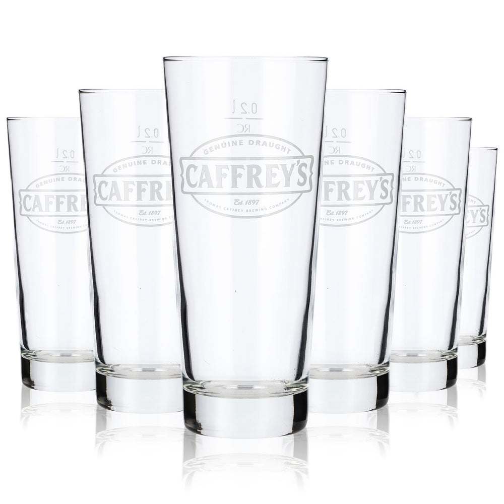 6 verres Caffreys 0,2 l Verres à bière Gobelets Rastal Frankonia