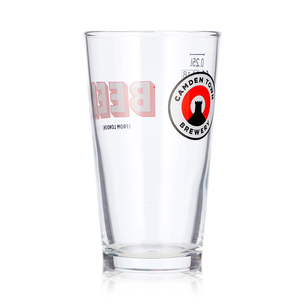 Lot de 6 verres à bière Camden Town Brewery de 0,25 l « Willi Becher Beer » (de Londres) (lot de 6) – Vue 4