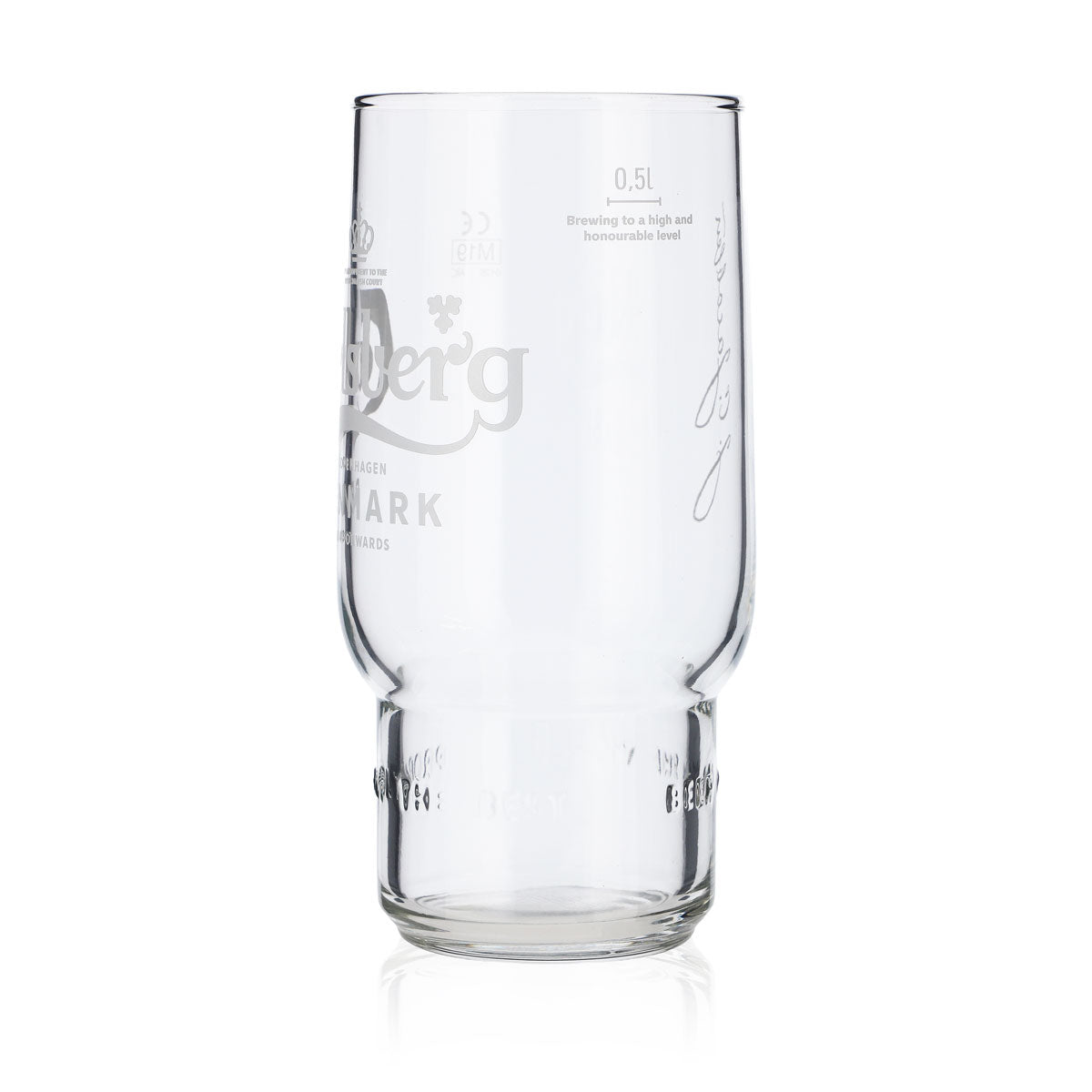 6 verres à bière Carlsberg 0,5 l Verres à bière Tumbler Verre à bière Mug Logo blanc – Vue 5