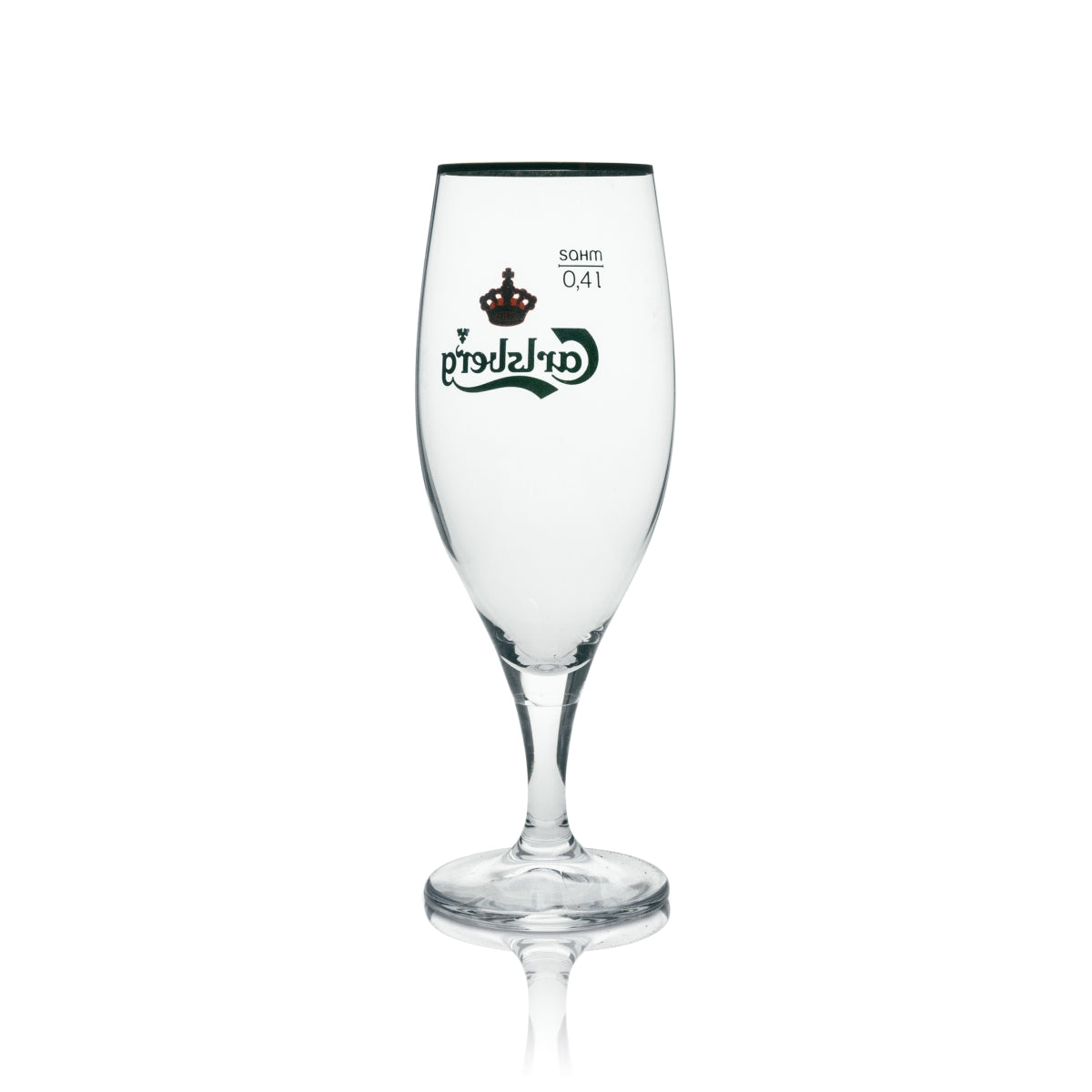 6 verres à bière Carlsberg 0,4 l avec bord doré Sahm – Vue 3