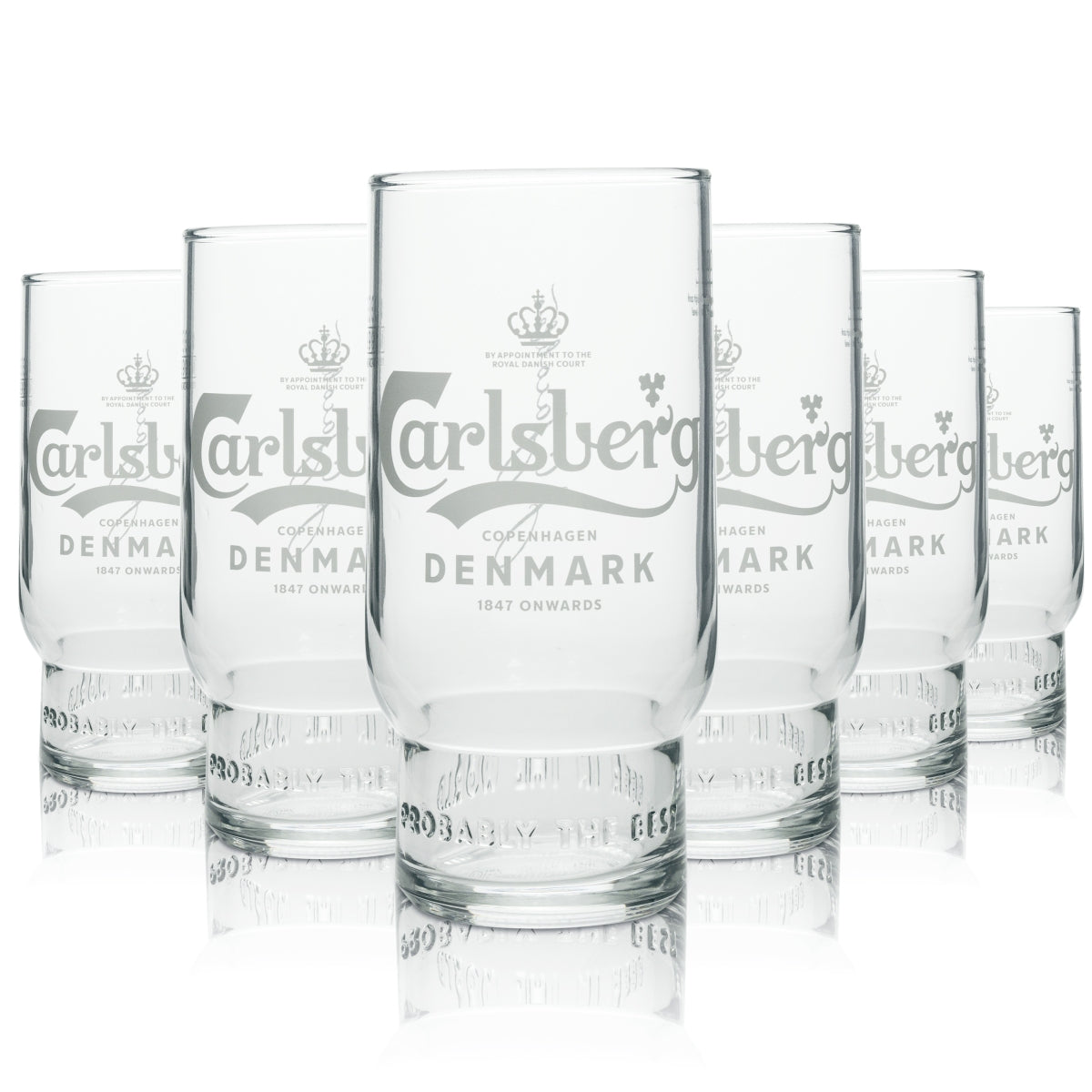 6 verres à bière Carlsberg Better 300 ml
