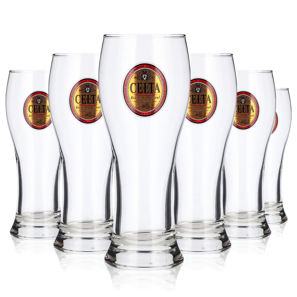 6 verres à bière Celta de 0,25 l, verres Durbor Brasserie, verres à bière Willibecher