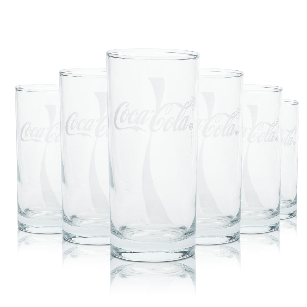 6 verres Coca Cola 0,2 l Verres à boissons gazeuses Longdrink Verres Gastro Bar Coke