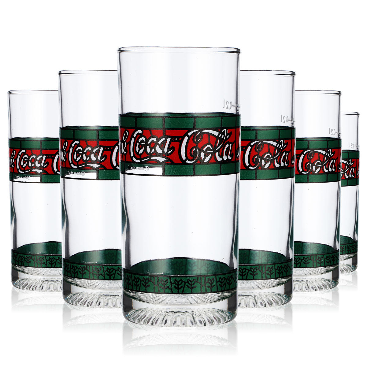 6 verres Coca Cola 0,2 l Verre à limonade Tiffany Édition rétro Version 2