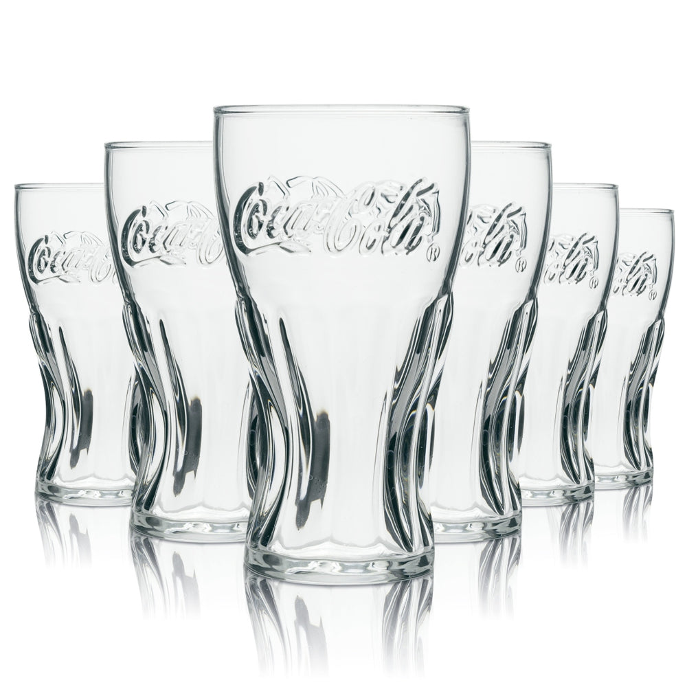 6 verres à soda Coca Cola Contour 0,15 l Le petit enfant