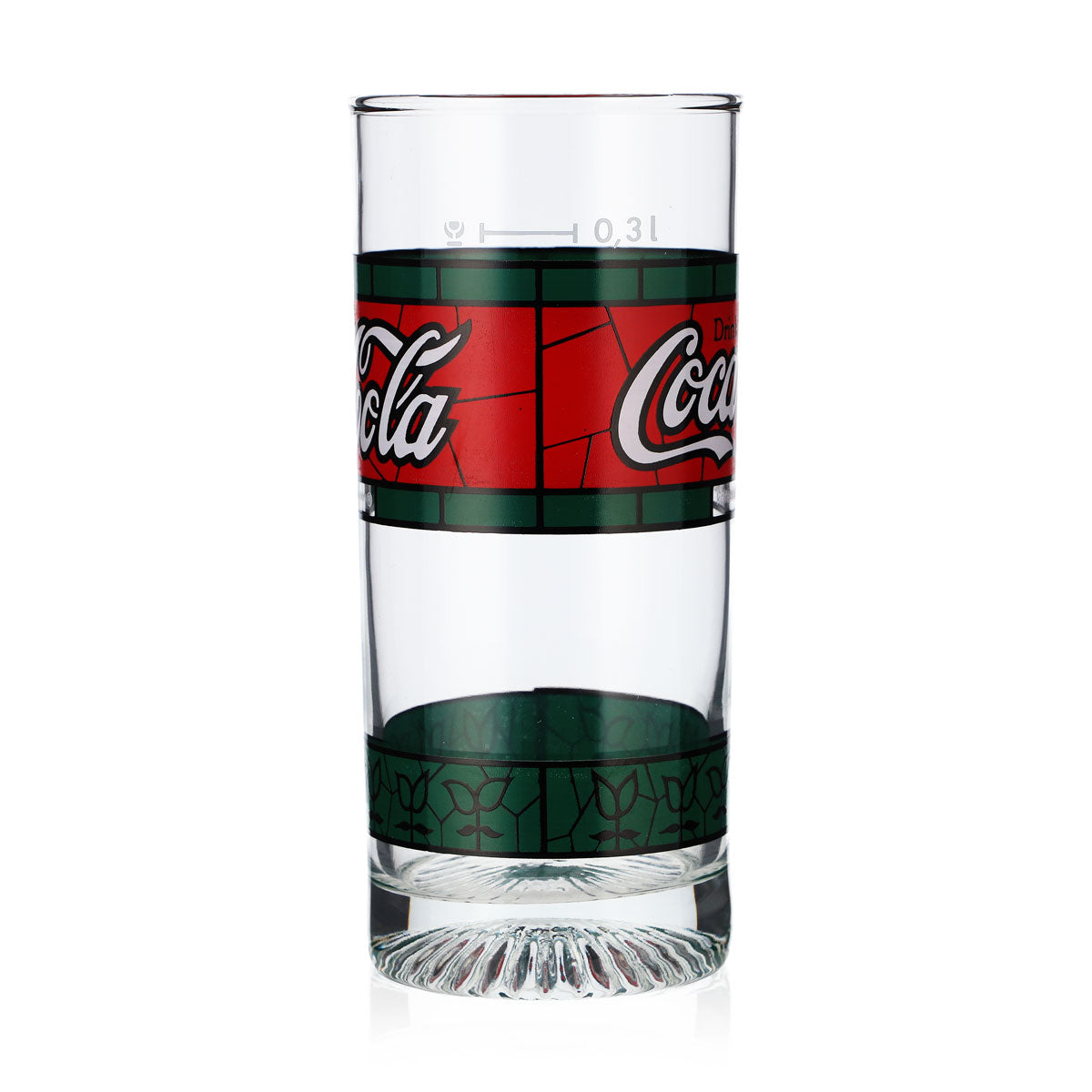 6 verres Coca Cola Tiffany des années 80, édition verte et rouge, long drink 0,3 l – Vue 5