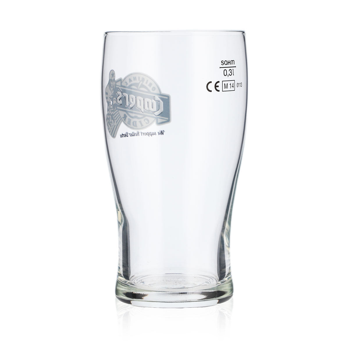 6 verres à cidre Coopers 0,3 l Verre à cidre « We support Roller Derby » Tulip – Vue 4