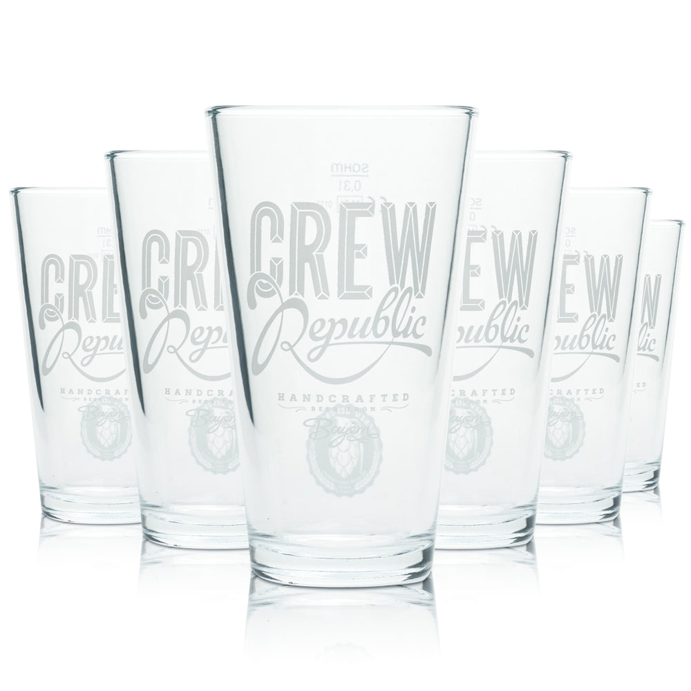 6 verres à bière Crew Republic 0,3 l Verres à bière American Lager Frankonia Bar