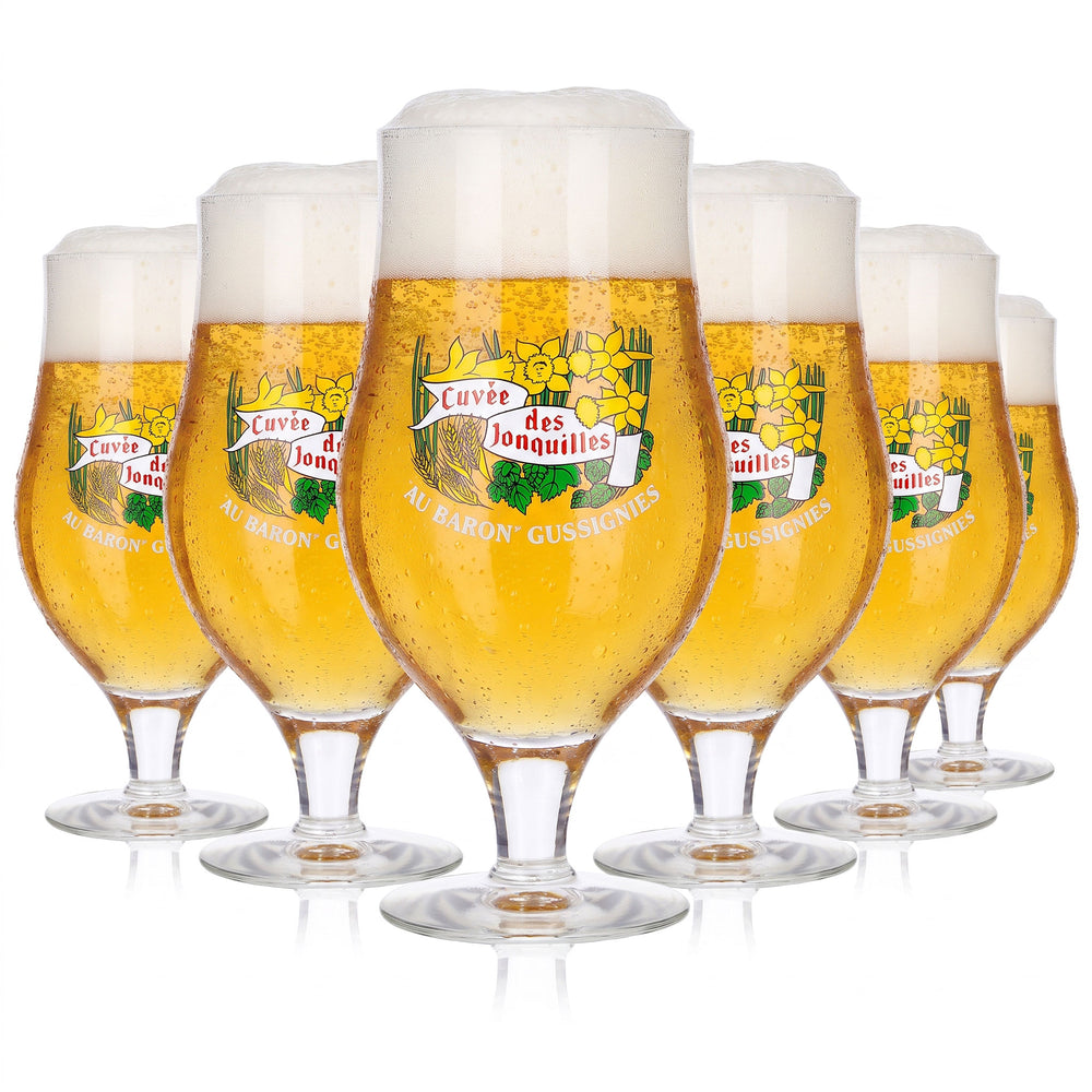 6 verres à bière « Cuvée des Johnquilles » 0,49 l Durobor (lot de 6)