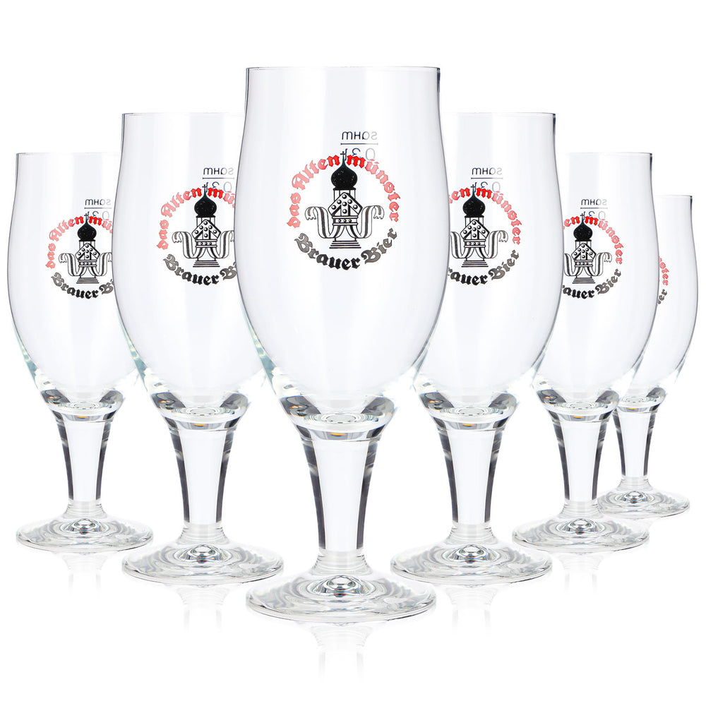 6 verres à bière Altenmünster de 0,3 l, modèle « Sahm Padua » (lot de 6)