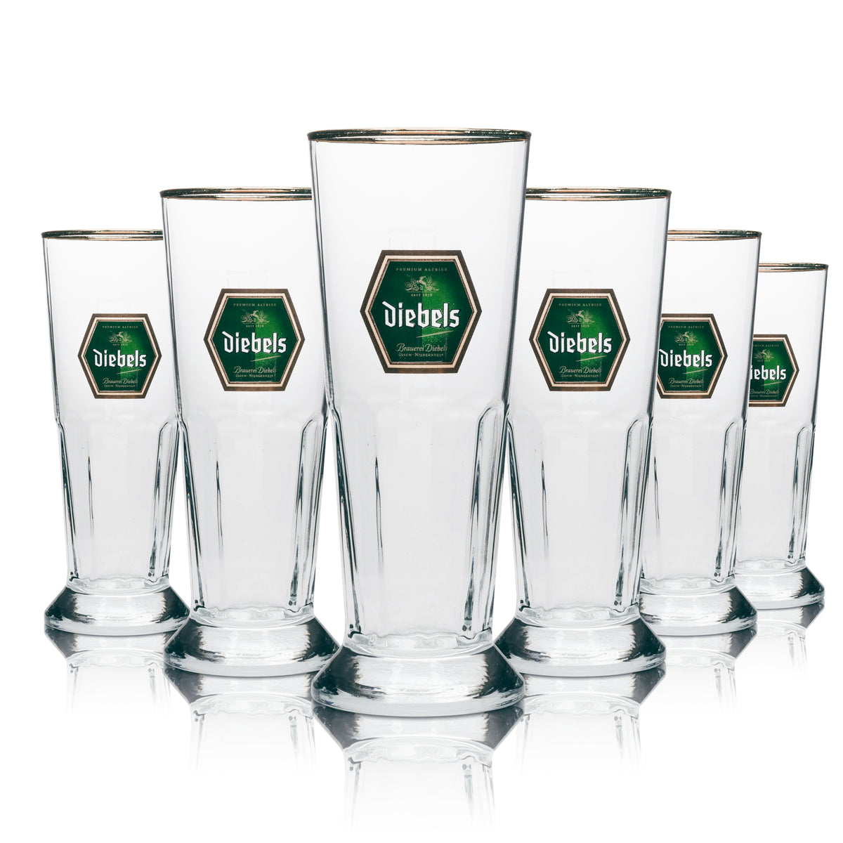 6x verre à bière Diebels 0,3 l – Vue 4