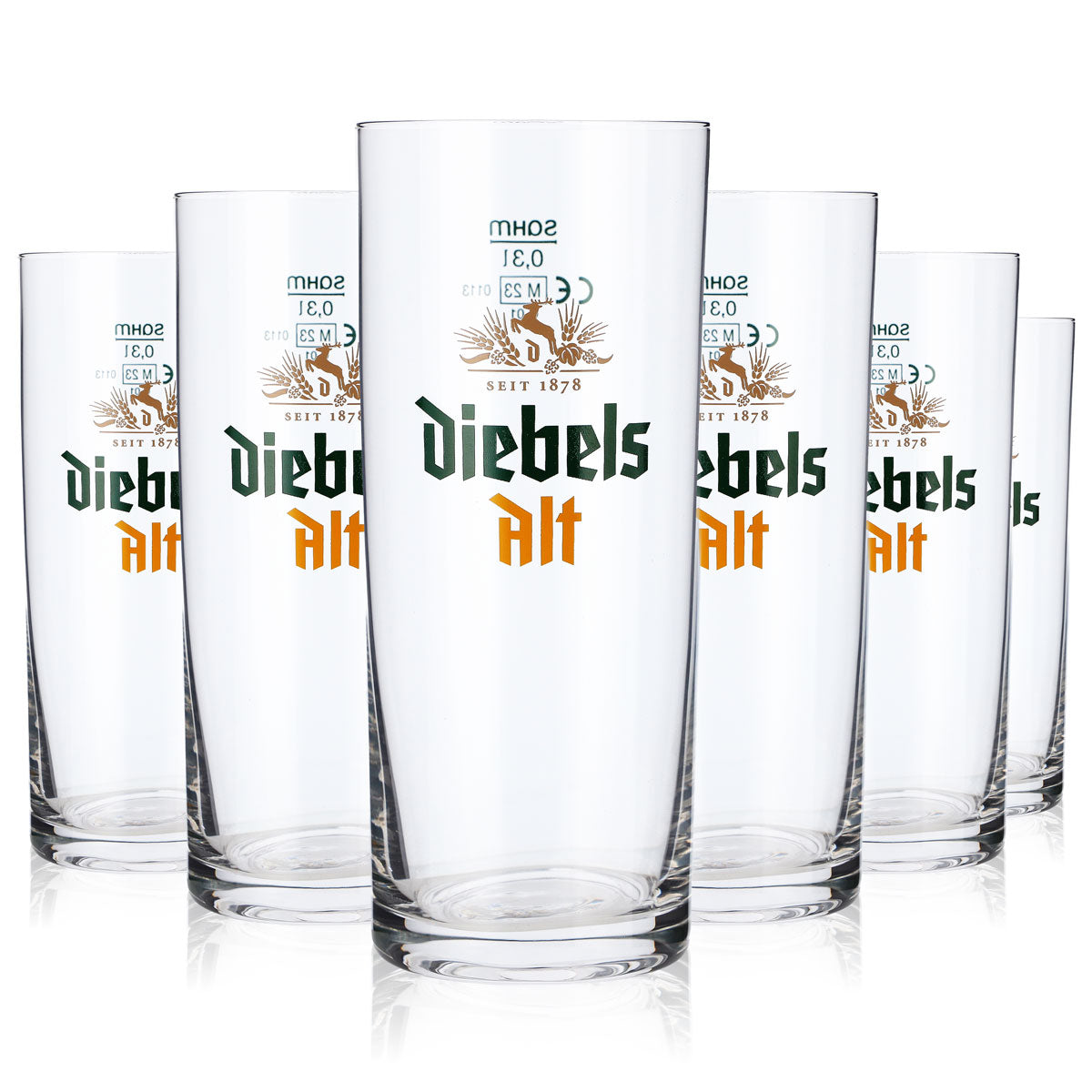 6 verres à bière Diebels Verre à bière Altbier 0,3 l Verres à bière « Diebels Alt » Gobelet Rastal – Vue 5