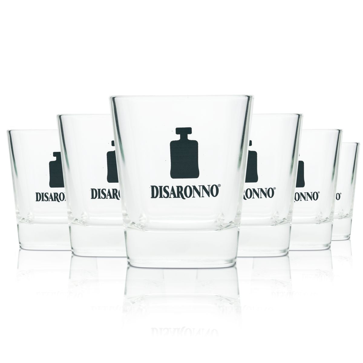 6 verres à whisky Disaronno 0,27 l pour déguster l'amaretto sur glace ou dans un Sour Godfather
