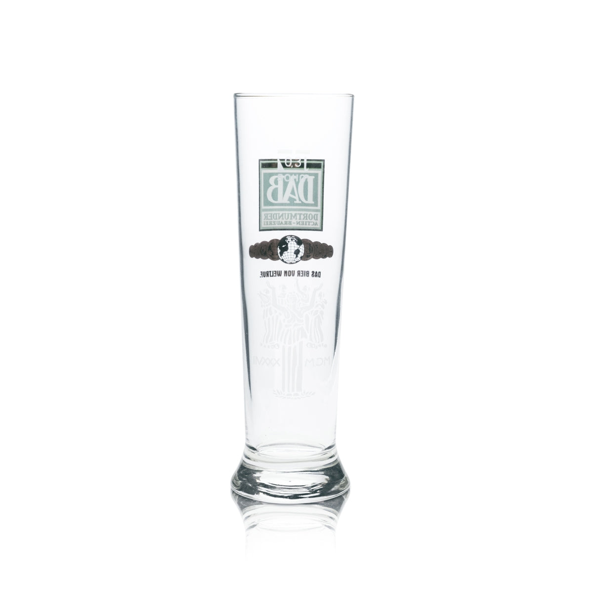 6 verres à bière Dortmunder Aktien Brauerei 0,3 l, verre à bière Altbierstange Pokal Pils, DAB – Vue 4
