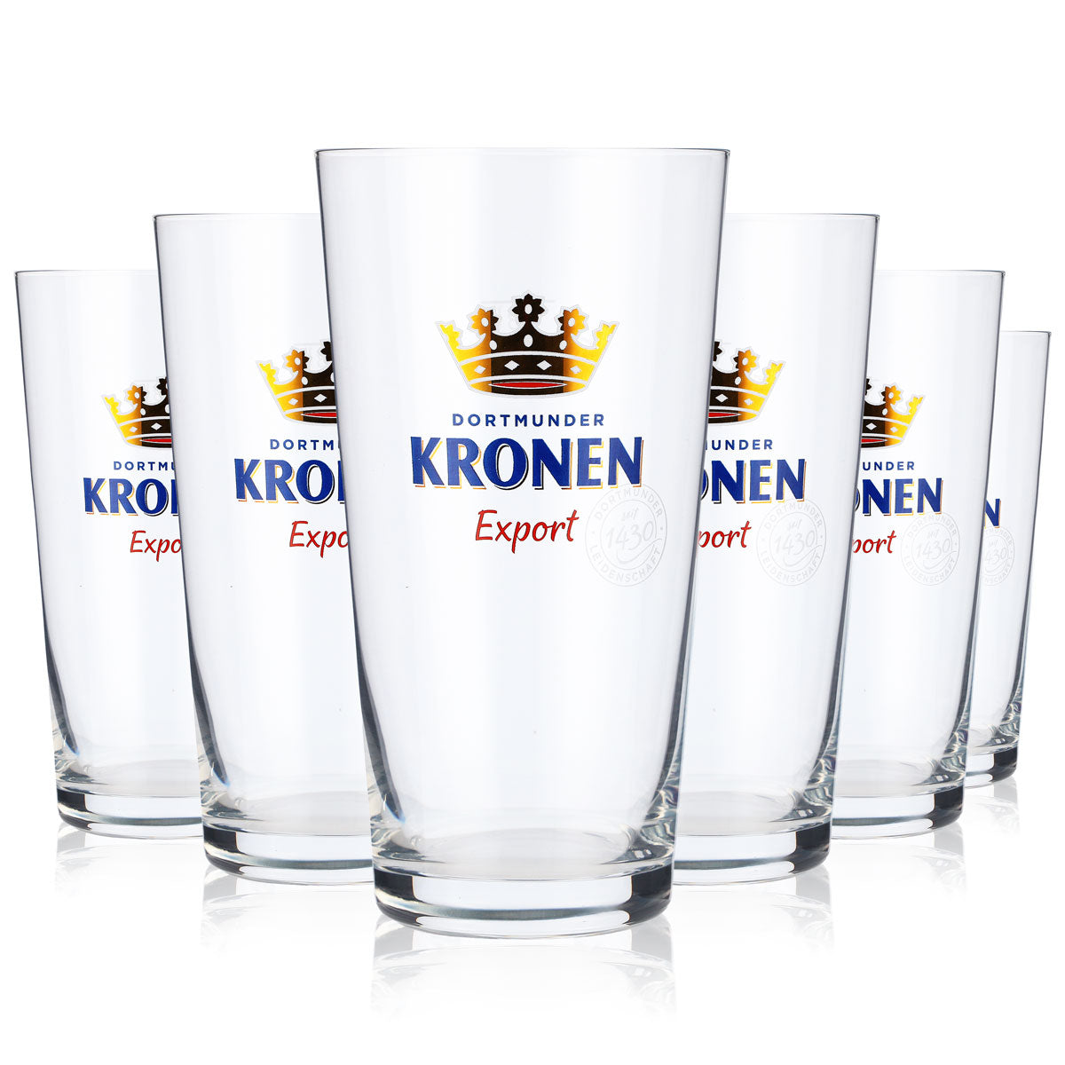 6 verres à bière Dortmunder Kronen Willi-Becher 0,3 l Verres à bière Export – Vue 5
