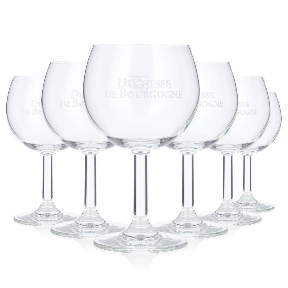 6 verres à bière « Duchesse De Bourgogne » de 0,25 l (lot de 6)