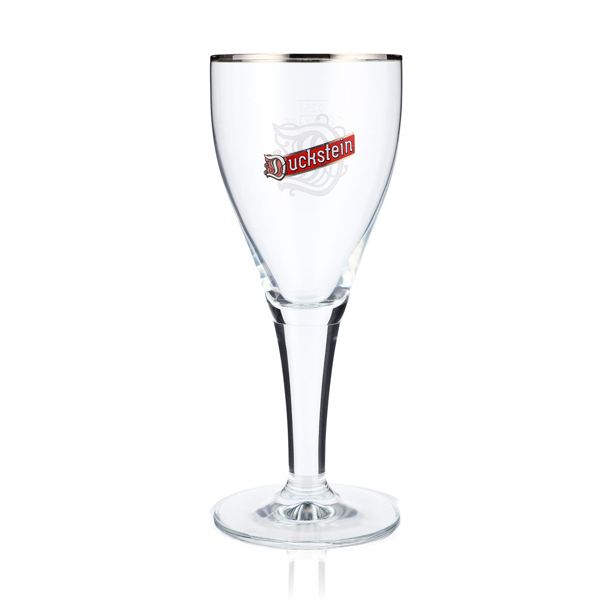 6 verres à bière Duckstein 0,25 l, bord platine, grand logo Harzer – Vue 2