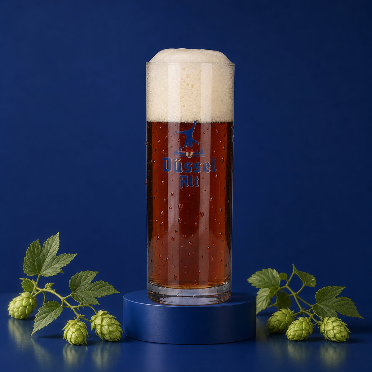 6x Düssel Alt Glas 0,4 l verre à bière Altbier verre à pied verre à Kölsch set brasserie