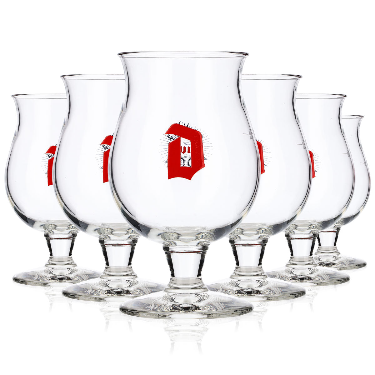 Duvel Beer Bar Bundle Set II composé de 6 verres à bière 0,16 l et 100 sous-verres avec support – Vue 4