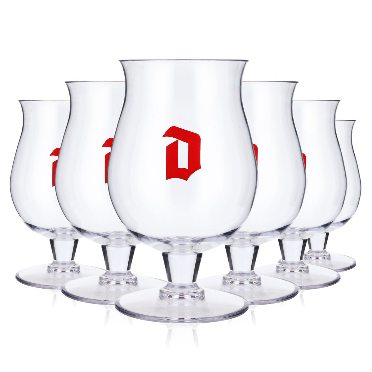 6 verres à bière Duvel 0,33 l Verres à bière Verres à pied Verres en acrylique