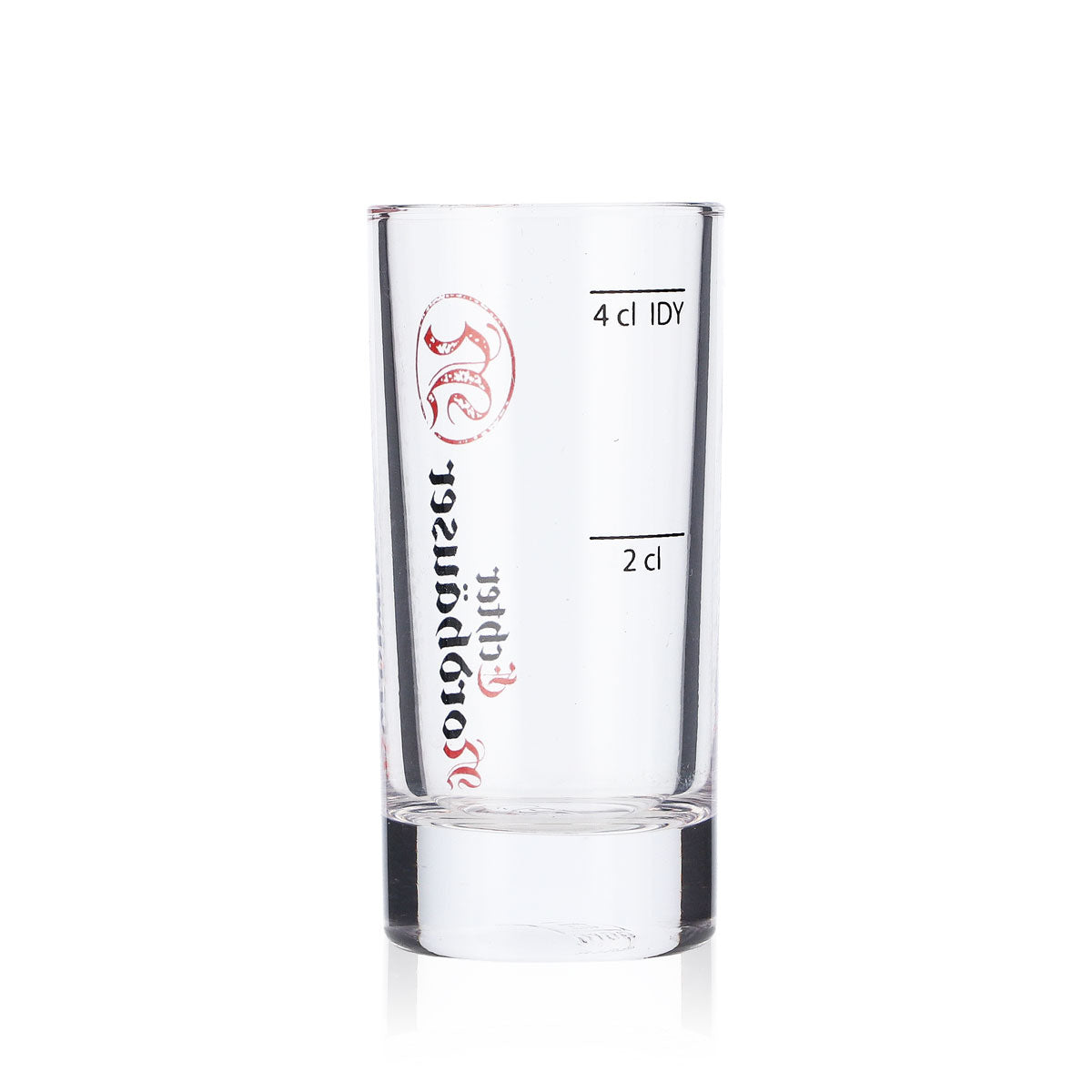 6x Verre à schnaps Echter Nordhäuser Korn Stamper 4 cl Verre à shot Logo vertical IDY – Vue 4