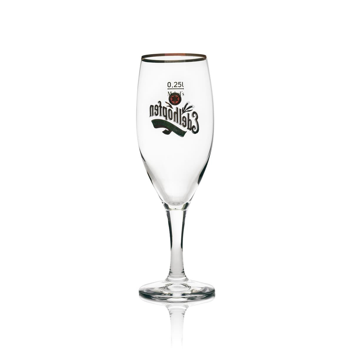 6 verres à bière Edelhopfen 0,25 l, bord doré – Vue 3