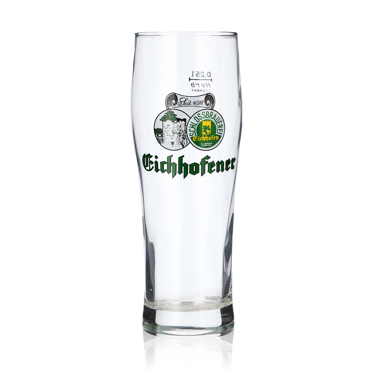 6 verres à bière Eichhofener Bier Willibecher 0,25 l Becher Herb – Vue 2