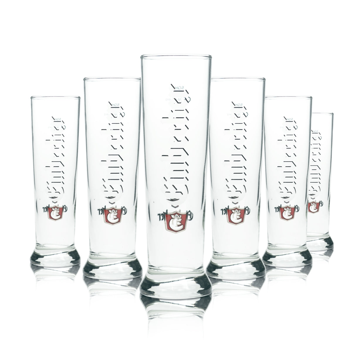 6 verres à bière Einbecker 0,3 l, coupe scène Vancouver, verres brasserie, tasse gastronomique