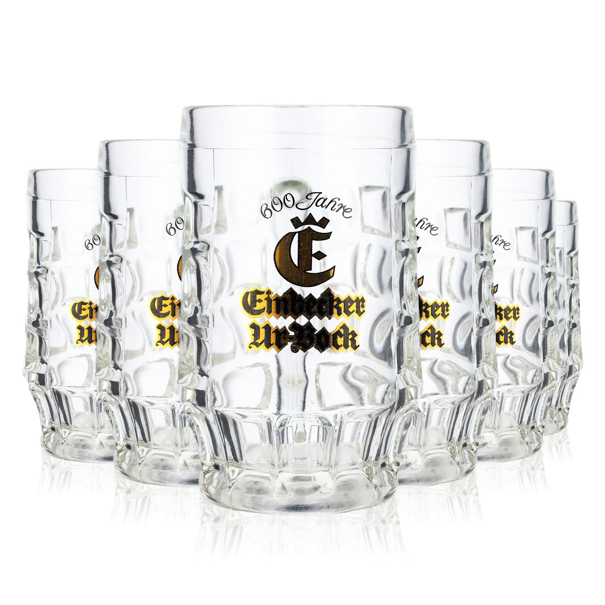6 verres à bière Einbecker 0,4 l Seidel Kruge Urbock – Vue 7