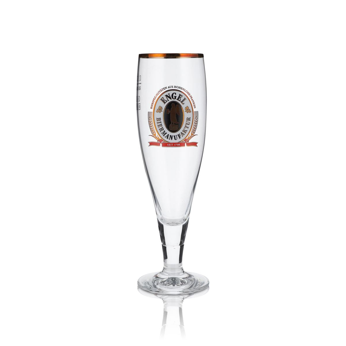 6 verres à bière Engel 0,2 l, ensemble exclusif de verres à pied avec bord doré, brasserie Gastro – Vue 2