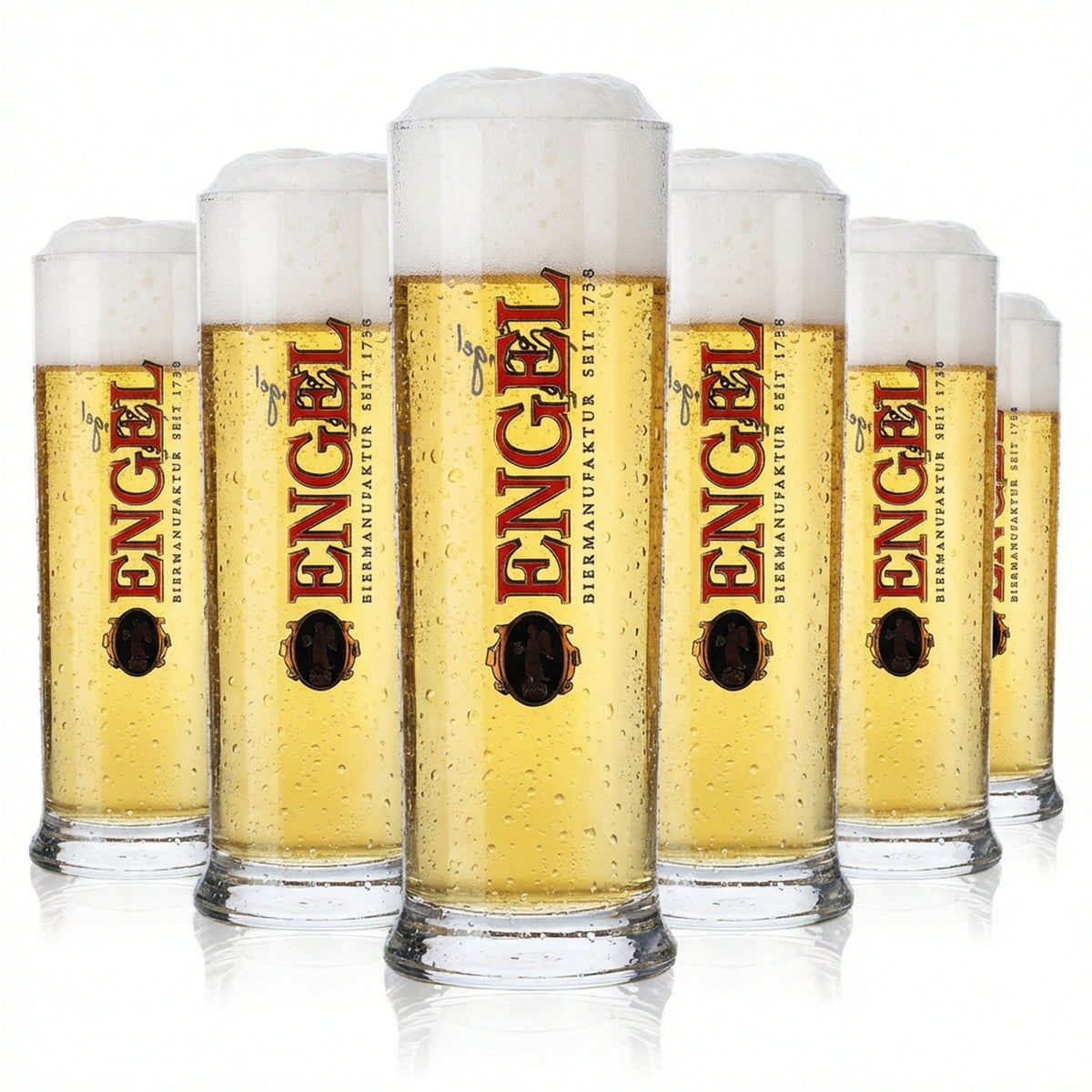 6 verres Engel 0,2 l Verres à bière Verres de bar Verres Willi Set de verres Brasserie Gastronomie