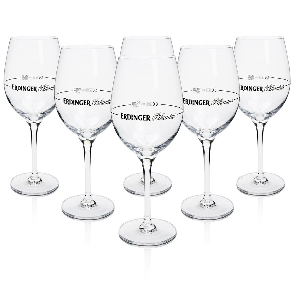 6 verres à bière Erdinger 0,25 l Pikantus Pokal Apéritif